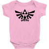 zelda logo black logo Baby Bodysuit