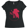 nerv -Evangelion Women's Triblend Scoop T-shirt
