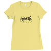 marsh mello Ladies Fitted T-Shirt