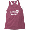 american sniper punisher Racerback Tank