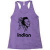 indian warrior fighter Racerback Tank