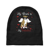 my boxer is my valentine1 Baby Beanies