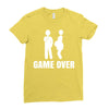 game over Ladies Fitted T-Shirt