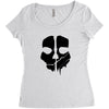 mask Women's Triblend Scoop T-shirt