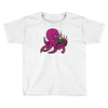purple octopus playing the bagpipes Toddler T-shirt