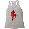 captain america flag abstract Racerback Tank