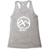 bc mountains british col Racerback Tank