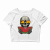 watermelon skull Crop Top