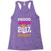 Class of 2017 Proud Auntie Graduation Racerback Tank