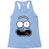pickle rick face Racerback Tank