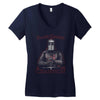 black knight is my champion Women's V-Neck T-Shirt