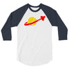 the spaceman logo 3/4 Sleeve Shirt