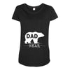 dad bear Maternity Scoop Neck T-shirt