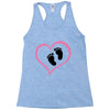 Baby Girl with Heart Any Name Customized Racerback Tank