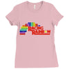racing rainbow Ladies Fitted T-Shirt
