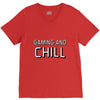 gaming and chill V-Neck Tee