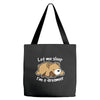 let me sleep Tote Bags