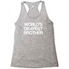 world's okayest brother Racerback Tank