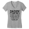 I Love You Daddy Women's V-Neck T-Shirt