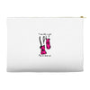 i run like a girl try to keep up Accessory Pouches