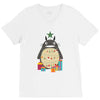 totoro christmas tree V-Neck Tee