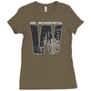 mr. wonderful Ladies Fitted T-Shirt
