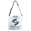 Pop is my Name Fishing Is My Game Adjustable Strap Totes