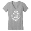 explore the world Women's V-Neck T-Shirt