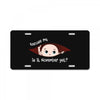 November Peeking Out Baby Boy License Plate