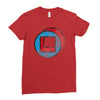 square in circle Ladies Fitted T-Shirt