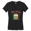 hippie holidays Women's V-Neck T-Shirt