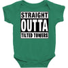 straight outta tilted towers Baby Bodysuit