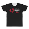 love and a dog life All Over Men's T-shirt