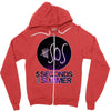 galaxy sos Zipper Hoodie