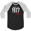 Made In 1977 All Original Parts 3/4 Sleeve Shirt