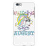unicorns are born in august cute unicorn iPhone 6 Plus/6s Plus Case