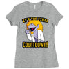 the final countdown! Ladies Fitted T-Shirt