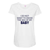 jacksons button Maternity Scoop Neck T-shirt