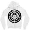 badass bad angry primate Zipper Hoodie