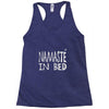 namaste in bed off shoulder Racerback Tank
