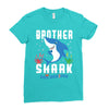brother shark doo doo doo family matching Ladies Fitted T-Shirt