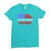 american flag we the people Ladies Fitted T-Shirt