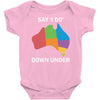 say i do down under Baby Onesie
