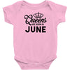 queens are born in june Infant Clothing