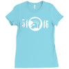 trojan records 54 46 Ladies Fitted T-Shirt