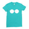 glasses Ladies Fitted T-Shirt