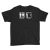 fishing   problem solved mens funny Youth Tee