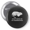 retro hippohibernating Pin-back button