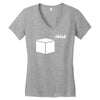 Think Outside The Box Women's V-Neck T-Shirt