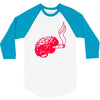 joint smoking brain 3/4 Sleeve Shirt